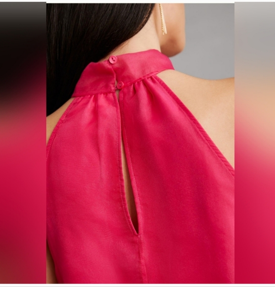 Maeve Organza Bow Mini Dress Size M - Picture 3 of 7